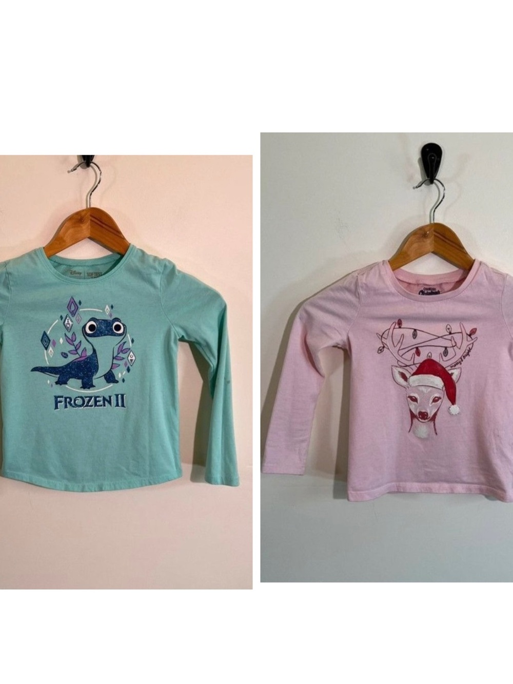 Disney Frozen II OshKosh Girls Long Sleeve Shirt Lot 6 6X